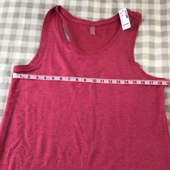 𝅺reitmans dress lightweight racer back pink breathable summer resort wear large - Picture 6 of 9